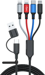 6-in-1 }`[dP[u 1.8[g foCXΉ [dP[u iPhone USB-C Micro USB }`Gh usbP[u [d