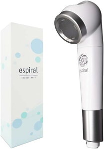 「着後レビューで特典」 espiral(エスパイラル) シャワーヘッド ナノバブル 【純日本製】塩素除去 節水 美肌効果 美水流 マイクロナノバブル ウルトラファインバブル バブルバス(本体)