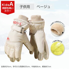 スキーグローブ 子供用 スノーボード グローブ スキー 手袋 スノーグローブ ジュニア 子供 子ども レディース メンズ キッズ 滑り止め 防風 完全防水 防寒 登山 インナー 自転車 バイク 裏起毛