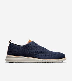 【マラソン最大46倍】コールハーン Colehaan メンズ シューズ オックスフォード 2.ゼログランド スティッチライト オックスフォード mens C27569 マリンブルー/べーパー グレー