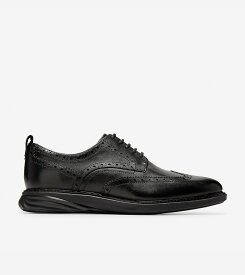 【マラソン最大45.5倍】コールハーン Colehaan メンズ コレクション グランドエボリューション グランドエボリューション ショートウィング オックスフォード mens C26306 ブラック / ブラック