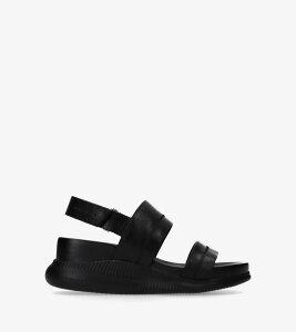 コールハーン Colehaan ウイメンズ シューズ サンダル 2.ゼログランド スライド サンダル womens W16363 ブラック レザー / ブラック