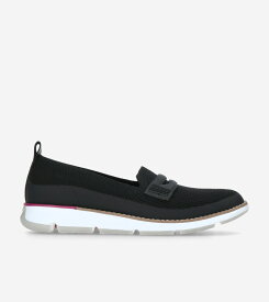 コールハーン Colehaan ウイメンズ シューズ ローファー & モカシン 4.ゼログランド スティッチライト ローファー womens W21317 ブラック ニット/ ブラック TPU