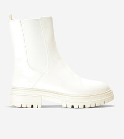 コールハーン Colehaan ウイメンズ シューズ ブーツ & ブーティー タホ フェザーフィール チェルシー ブーツ womens W25469 アイボリー パテント レザー