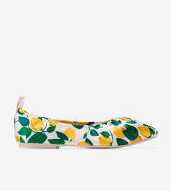 コールハーン Colehaan レディース ウィメンズ コール ハーン ヨーク ソフト バレエ womens W27126 ローズ レモン プリント
