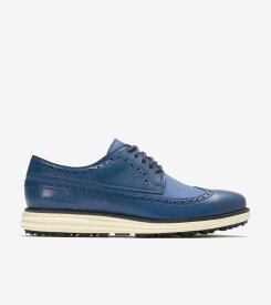 【マラソン最大46倍】コールハーン Colehaan メンズ シューズ スニーカー オリジナルグランド ウィングオックス ゴルフ mens C37015 エンザインブルー/ネイビーブレザー/アイボリー