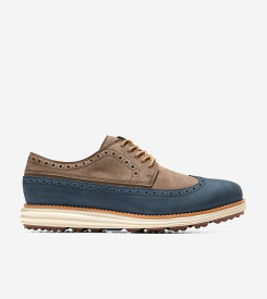 【マラソン最大46倍】コールハーン Colehaan メンズ シューズ スニーカー オリジナルグランド ウィングオックス ゴルフ mens C37503 CHトリュフ/ネイビーブレザー/アラバスターグリーム