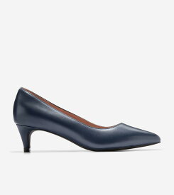 コールハーン Colehaan レディース ウィメンズ シューズ パンプス & ウェッジ ヴァンダム パンプ 45mm womens W29173 ネイビー レザー ウォータープルーフ