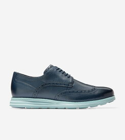 【スーパーSALE最大46倍】コールハーン Colehaan メンズ シューズ オックスフォード オリジナルグランド ウィングチップ オックスフォード mens C37962 ブルーウィングティール/クラウドブルー