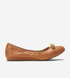 コールハーン Colehaan トバ ボウ バレエ womens W30207 ピーカン レザー