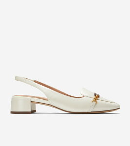 コールハーン Colehaan レディース ウィメンズ ペンレー スリングバック パンプ womens W30489 アイボリーボックス レザー
