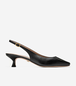 コールハーン Colehaan レディース ウィメンズ シューズ パンプス & ウェッジ タイラ キティンヒール スリング パンプ womens W31101 ブラック ナッパ レザー