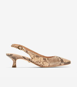 ハロウィンセール コールハーン Colehaan レディース ウィメンズ シューズ パンプス & ウェッジ タイラ キティンヒール スリング パンプ womens W31473 カシミア ミラノ スネーク プリント レザー