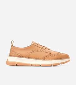 コールハーン Colehaan アウトレット ウイメンズ シューズ オックスフォード ゼログランド レラ ウィングチップ オックスフォード womens. W32611 ビスケット / アイボリー