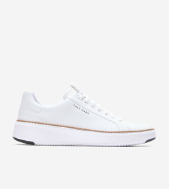 コールハーン Colehaan メンズ シューズ スニーカー グランドプロ トップスピン ウォータープルーフ mens C41994 ホワイト/ピーカン/ホワイト