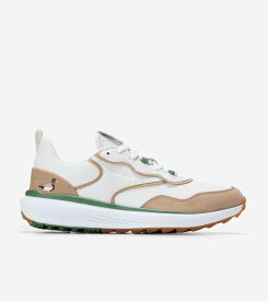 コールハーン Colehaan ウイメンズ シューズ スニーカー ゼログランド フェアウェイ II ゴルフ womens W33682 オプティックホワイト / CH バーチ ベージュ / マートル / オプティックホワイト