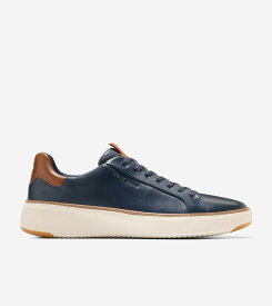 コールハーン Colehaan メンズ シューズ スニーカー グランドプロ トップスピン ウォータープルーフ mens C43588 ネイビーブレザー/CHブリティッシュタン/アイボリー