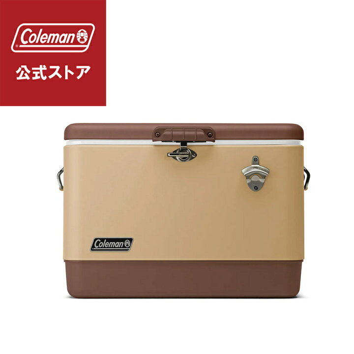 楽天市場】【公式】 コールマン 54QT スチールベルトクーラー バター 