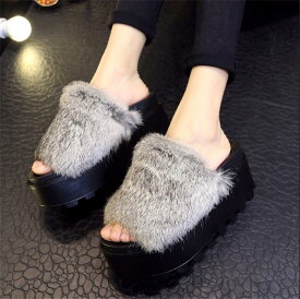 楽天市場 ファーサンダルの通販