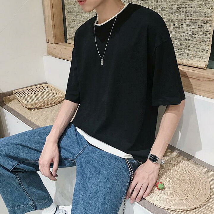 楽天市場 韓国ファッション メンズ Tシャツ ビッグシルエット レイヤード 半袖 無地 おしゃれ ビッグtシャツ コットン 韓国服 テレワーク おうちコーデ ピスタチオカラー ロング丈 ゆったり Tシャツ 無地 春 夏 コラボファッション 楽天市場 韓国ファッション メンズ Tシャツ ビッグシルエット レイヤード 半袖 無地 おしゃれ ビッグtシャツ コットン 韓国服 テレワーク おうちコーデ ピスタチオカラー ロング丈 ゆったり Tシャツ 無地 春 夏 コラボファッション