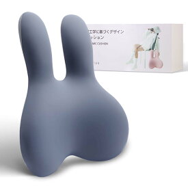 【即納！】brontier 腰枕 サポートクッション 抱き枕 腰 寝具 ウサギ 車 腰痛 背もたれ 蒸れない かわいい ランバーサポート 人間工学 低反発 肌に優しい バンド付き 調節可能 洗濯可能カバー 勉強 オフィス 運転 彼女 プレゼント