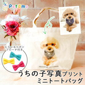 ペット 写真 愛犬 散歩 バッグ オーダーメイド オリジナル グッズ 作成 名入れ プリント ペットショップ グッズ かわいい トートバッグ ペットグッズ ペット用品 トート 猫 犬 写真 ペットの写真 誕生日 記念日 父の日 プレゼント ギフト 犬用品 ミニトート ランキング