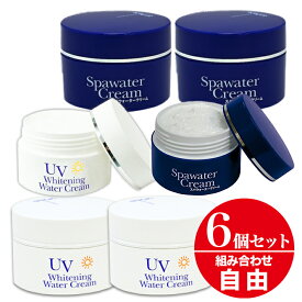 UV ホワイトニング ウォータークリーム 1～6個セット 無添加 オールインワン 化粧品　温泉水 不動化学 炭黒泉 80g