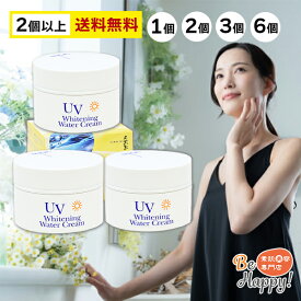 【2個で送料無料】オールインワンクリーム オールインワンジェル 80g 1～6個セット SPF15 PA++ UV ホワイトニング スパウォータークリーム 無添加 温泉水 エイジングケア シワ シミ 乾燥肌 年齢肌 UVケア 保湿