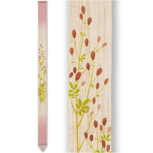 京都洛柿庵 手描き 細タペ 吾亦紅 秋の飾り 季節雑貨 細タペストリー