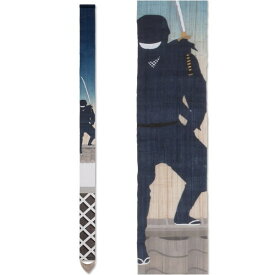 京都洛柿庵 手描き 細タペストリー 年中飾り 忍頭巾