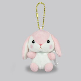 アミューズ ぽてうさろっぴーシリーズ マスコット BC すとろべりー あみゅ キャラクター うさぎ ロップイヤー ラビット 兎 キーチェーン キーホルダー ボールチェーン たれ耳