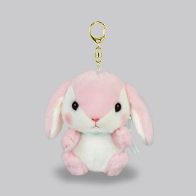 アミューズ ぽてうさろっぴーシリーズ マスコット LKH すとろべりー あみゅ キャラクター うさぎ ロップイヤー ラビット 兎 ゴールド キーホルダー たれ耳