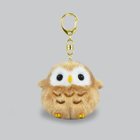 ふくふくことり マスコット キーホルダー ほういち フクロウ アミューズ キャラクター