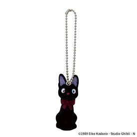 魔女の宅急便 フロッキングキーチェーン ジジ【セキグチ】キャラクター ジブリ グッズ