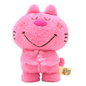 水森亜土 ねこ Sサイズ PK ぬいぐるみ ピンク レトロ 昭和 昔なつかしい