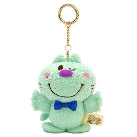 水森亜土 ねこ マスコット MT ぬいぐるみ ミント レトロ 昭和 昔なつかしい キーチェーン キーリング
