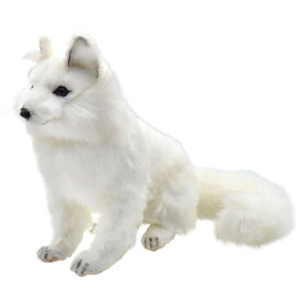 ハンサ【HANSA】ぬいぐるみ 白キツネ30cm ホッキョクギツネ きつね 白い狐 オーストラリア ブランド hansa かわいい 映える 開店祝い 内祝い 誕生日祝い