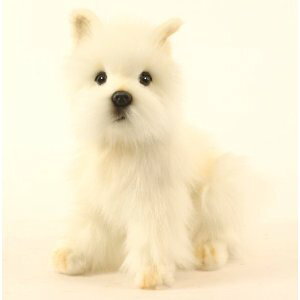 ハンサ【HANSA】ぬいぐるみ ウェストハイランドテリア30cm いぬ 犬 わんこ オーストラリア ブランド hansa かわいい 映える 開店祝い 内祝い 誕生日祝い 白 ホワイト