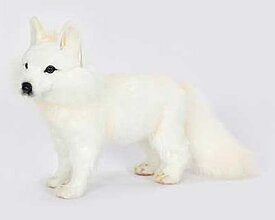 ハンサ【HANSA】ぬいぐるみ白キツネ40cm ホッキョクギツネ きつね 白い狐