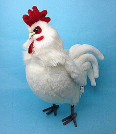 ハンサ【HANSA】ぬいぐるみ 白オンドリ31cm オーストラリア ブランド hansa かわいい 映える 開店祝い 内祝い 誕生日祝い