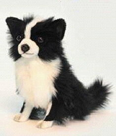 ハンサ【HANSA】ぬいぐるみ チワワ31cm わんこ ワンちゃん 犬 いぬ イヌ 白黒 ペット オーストラリア ブランド hansa かわいい 映える 開店祝い 内祝い 誕生日祝い