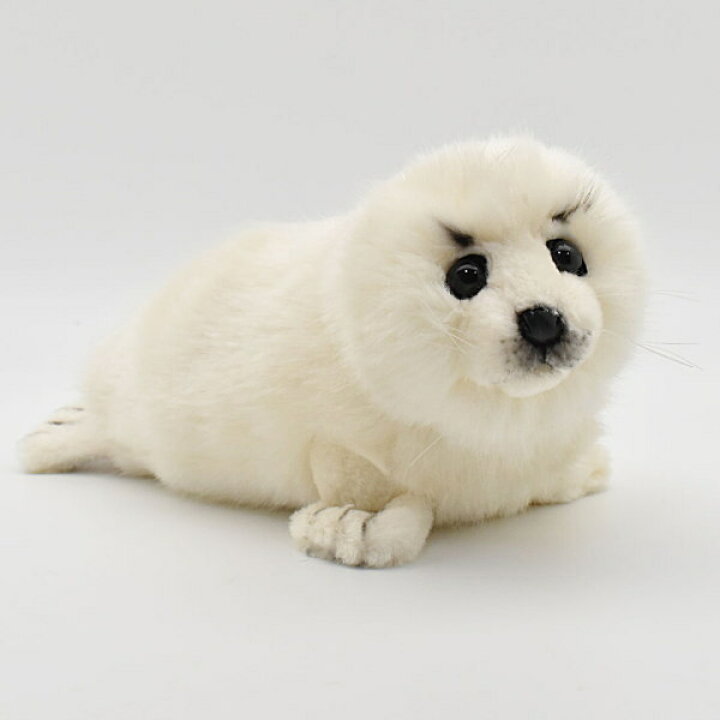 楽天市場 ハンサ ｈａｎｓａ ぬいぐるみ白いアザラシ29cm 海豹 あざらし赤ちゃん ホワイトカラー 最強の天使っぷりに癒され度max 逸品shopコレコレ
