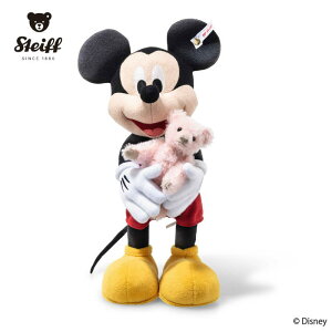 【シュタイフ正規販売店】 Steiff シュタイフ 日本限定 ミッキーマウスとテディベア桜 引っ越し祝い 開店祝い 内祝い 一生の友 フレンズ お友だち ディズニー キャラクター