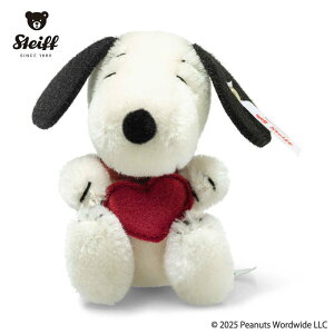 【シュタイフ正規販売店】 Steiff シュタイフ 世界限定 スヌーピーとハート ぬいぐるみ 人気キャラクター