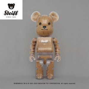 【シュタイフ正規販売店】 Steiff シュタイフ 日本限定 BE@RBRICK fragment 400% テディベア おもちゃ ぬいぐるみ 人気キャラクター くまさん クリスマス 引っ越し祝い 開店祝い 内祝い 一生の友 フ