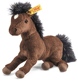 【シュタイフ正規販売店】Steiff シュタイフ 定番商品 リトルフレンズ うまのハンノ こどもの日 誕生日祝い ふわふわ かわいい ソフトタイプ 柔らかい 茶色 お馬さん