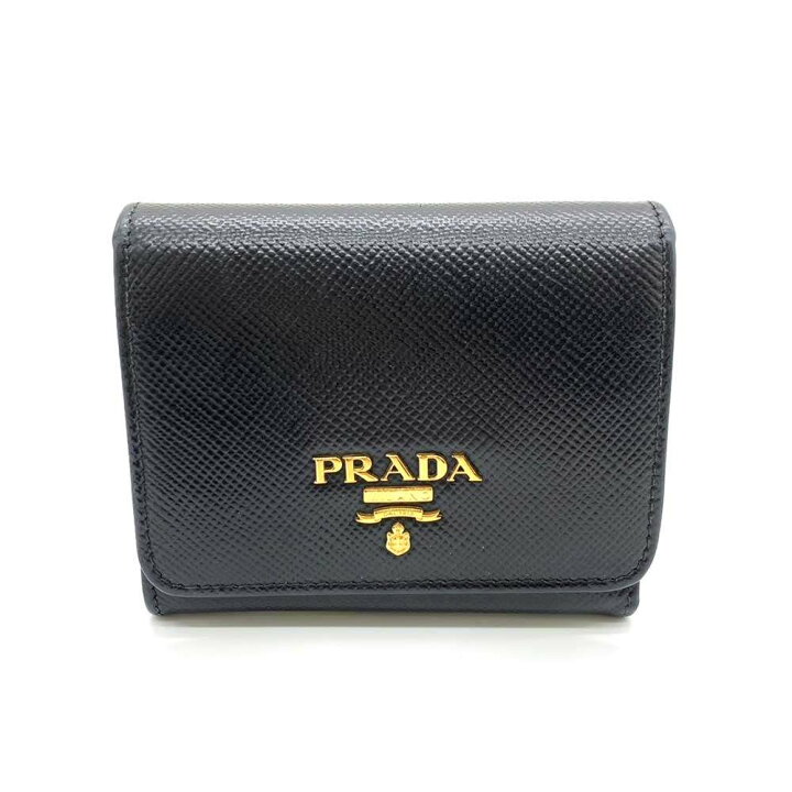 楽天市場】【絶対お得!!クーポンあり＆10％OFF】プラダ 財布 三つ折り 