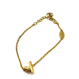 ルイヴィトン LV＆ME Yモチーフ ブレスレット ゴールドカラー 金色 GP アクセサリー ABランク レディース M67182 中古 LOUIS VUITTON