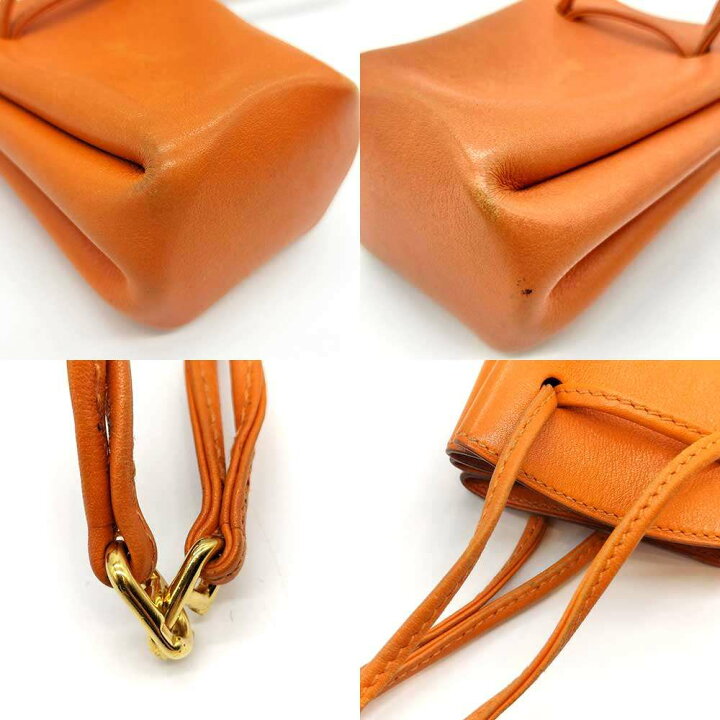 楽天市場】エルメス ヴェスパポーチ オレンジ ミニ アクセサリーポーチ  