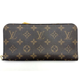 ルイ・ヴィトン モノグラム・ウェーブ ポルトフォイユ・アンソリット ジョーヌ パンプキンドット イエロー 草間彌生コラボ M60453 ABランク 中古